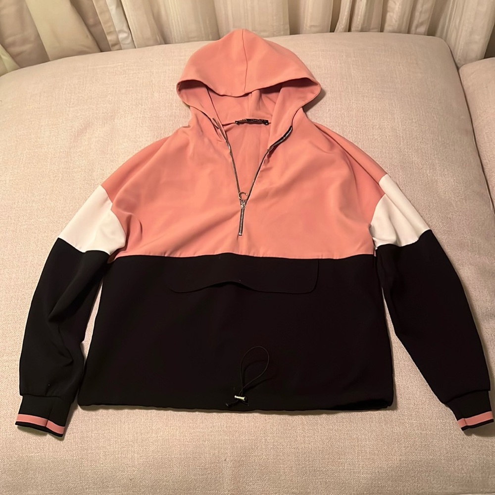 Zara Tracksuit in pink and black